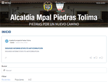 Tablet Screenshot of piedras-tolima.gov.co